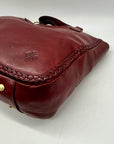 Patricia Nash Willa Maroon Extra Large Leather Tote