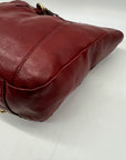 Patricia Nash Willa Maroon Extra Large Leather Tote