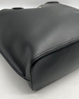 Kate Spade Black Crossgrain Leather Suite Work Tote Bag
