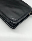 Hobo Black Patent Leather Galaxy Wristlet