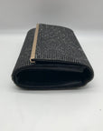 I.N.C. International Concepts Black Microstone Bedazzled Caitlyn Clutch