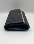 I.N.C. International Concepts Black Microstone Bedazzled Caitlyn Clutch