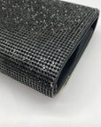 I.N.C. International Concepts Black Microstone Bedazzled Caitlyn Clutch