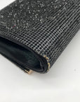 I.N.C. International Concepts Black Microstone Bedazzled Caitlyn Clutch