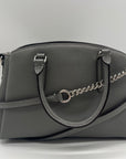 Coach Gray Pebbled Leather Convertible Handbag-F28977