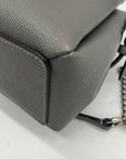 Coach Gray Pebbled Leather Convertible Handbag-F28977