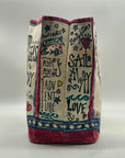 Brighton "Seas the Day" Large Canvas Stowaway Tote Bag