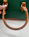 Dooney & Bourke Green All-Weather Leather Satchel Bag