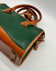 Dooney & Bourke Green All-Weather Leather Satchel Bag