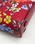Brighton Red Leather Social Mailer Blossom Hill Rouge Scarlet Tote