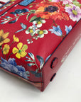 Brighton Red Leather Social Mailer Blossom Hill Rouge Scarlet Tote