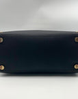 Michael Kors Black Saffiano Leather Studded Sandrine Tote