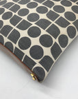 Kate Spade Gray Canvas Vintage Geometric Print Shoulder Bag