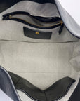 Donna Karan Black Pebbled Leather Glenwood Shoulder Bag