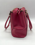 Coach Pink Leather Tote Bag