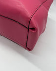 Coach Pink Leather Tote Bag