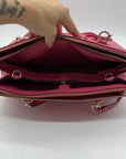 Coach Pink Leather Tote Bag
