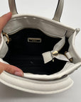 Aldo White Keylani Small Satchel Bag