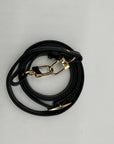 Hammitt Black Pebbled Leather Reversible Shoulder Bag