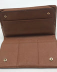 Michael Kors Brown Monogram Coated Canvas Wallet
