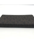 Michael Kors Brown Monogram Coated Canvas Wallet