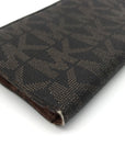 Michael Kors Brown Monogram Coated Canvas Wallet