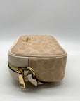 Coach Beige Jamie Camera Coated Canvas Crossbody Bag