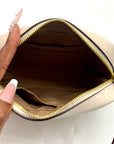 Coach Beige Jamie Camera Coated Canvas Crossbody Bag