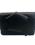 On 34th Black Rosemari Clutch