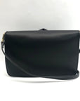On 34th Black Rosemari Clutch