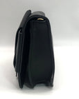 On 34th Black Rosemari Clutch