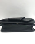 On 34th Black Rosemari Clutch
