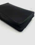 On 34th Black Rosemari Clutch