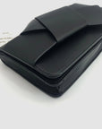 On 34th Black Rosemari Clutch