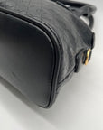 XOXO Black Faux Leather Logo Embossed Satchel Bag
