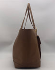 Steven Madden Brown Faux Leather Large Tote Set