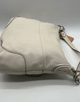 Coach Beige Poppy Avery Pebbled Hobo Bag 22423