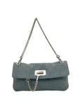 Michael Kors Light Blue Suede Shoulder Bag