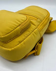 MMS Brands Mustard Yellow Nylon Sling Bag