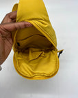 MMS Brands Mustard Yellow Nylon Sling Bag