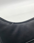 Giani Bernini Sleek Black Nappa Leather Shoulder Bag