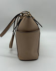 Michael Kors Beige Leather Shoulder Bag
