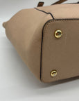 Michael Kors Beige Leather Shoulder Bag