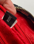Kate Spade Black & Grey Canvas Stevie Diaper Bag
