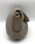 Marc Jacobs Classic Q Natasha Gray Pebbled Leather Crossbody Bag
