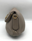 Marc Jacobs Classic Q Natasha Gray Pebbled Leather Crossbody Bag