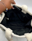 Unbranded Black And Fur Shoulder Bag