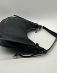 Michael Kors Black Pebbled Leather Hobo Bag