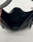 Michael Kors Black Pebbled Leather Hobo Bag