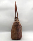 Brahmin Melbourne Croc Embossed Leather Asher Tote Bag